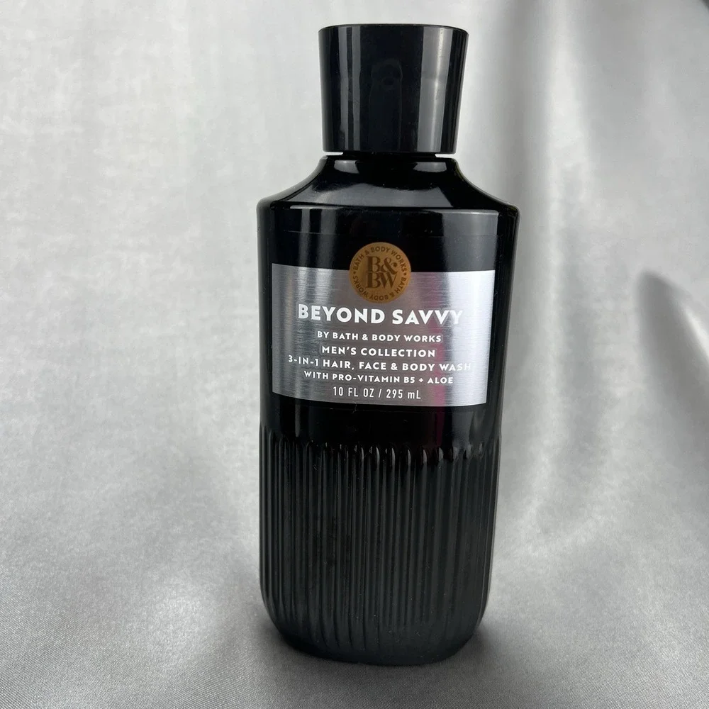 Bath & Body Works Beyond Savvy 3-In-1 Hair Face Body Wash Cologne Mist Gift LOT